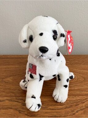 Ty Beanie Baby "Rescue" the Dalmatian toy 2001 To Honor FDNY 9/11